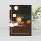 《写真》ぼけ味結婚式招待状 招待状 (スタンド正面)