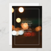 《写真》ぼけ味結婚式招待状 招待状 (正面/裏面)