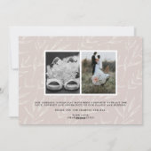 《写真》ぼけ味結婚Flareの写真サンキューカード シーズンカード (裏面)