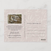 《写真》ぼけ味結婚Flareの写真 ポストカード (裏面)