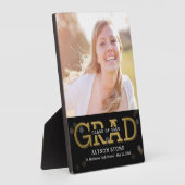 《写真》ぼけ味編集可能カラー卒業記念プラーク フォトプラーク (側面)