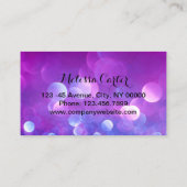 《写真》ぼけ味美しいサロンメイクアップアーティストラッシュ拡張機能 名刺 (裏面)