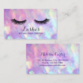 《写真》ぼけ味美しいサロンメイクアップアーティストラッシュ拡張機能 名刺 (正面/裏面)