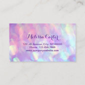 《写真》ぼけ味美しいサロンメイクアップアーティストラッシュ拡張機能 名刺 (裏面)