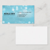 《写真》ぼけ味輝きの背景 名刺 (正面/裏面)