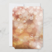 《写真》ぼけ味輝モダンくキラキラのカップルのシャワーパーティー 招待状 (裏面)