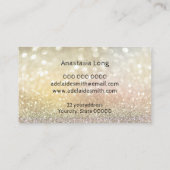 《写真》ぼけ味金ゴールドロータスフラワーヨガインストラクター事業 名刺 (裏面)