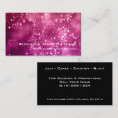 《写真》ぼけ味16の(音楽かDJ)名刺 名刺 (正面/裏面)