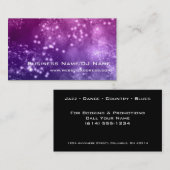 《写真》ぼけ味8つの(音楽かDJ)名刺 名刺 (正面/裏面)