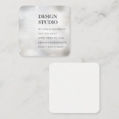 《写真》ぼけ味 |デザインスタジオ スクエア名刺 (正面/裏面)
