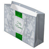 《写真》ぼけ味・ナビダッド ラージペーパーバッグ (正面アングル)