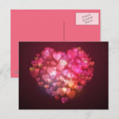 《写真》ぼけ味 – ライト – ハート – シェイプ – ベクトル – バックグラウンド《写真》ぼけ ポストカード (正面/裏面)