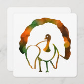 《写真》ぼけ味 招待状 (正面/裏面)