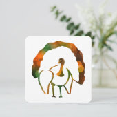 《写真》ぼけ味 招待状 (スタンド正面)