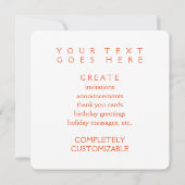 《写真》ぼけ味 招待状 (裏面)