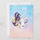 《写真》ぼけ味OmbreTiara, Masquerade Quinceanera 招待状 (裏面)