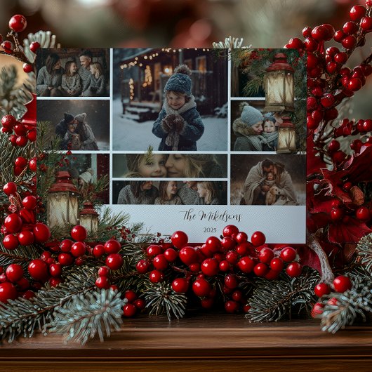 写真 アンティーク風ランタンのクリスマスパーティー シーズンカード