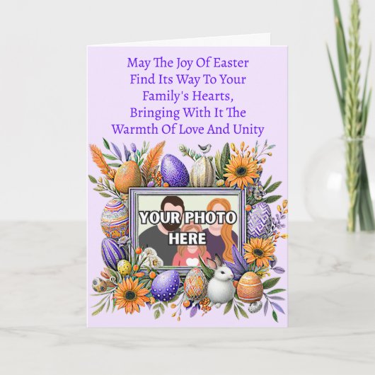 写真、イースターの喜びがあなたの道を見つけることを願う カード (正面)