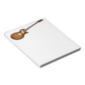 写真・オブ・ギターオン ノートパッド (アングル)