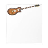 写真・オブ・ギターオン ノートパッド (正面)