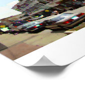 写真・オブ・ダウンタウン・リーヴンワース， KS，キャンバス ポスター (角)