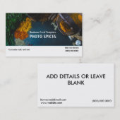 写真・オブ・ハーブスパイス名刺 名刺 (正面/裏面)