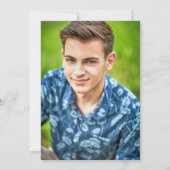 写真 - オンライン卒業パーティー招待状 招待状 (裏面)