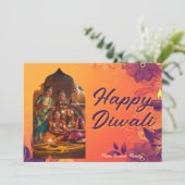 写真＆カスタムテキストのスパーク＆スピリットカード 招待状 (スタンド正面)