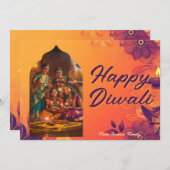 写真＆カスタムテキストのスパーク＆スピリットカード 招待状 (正面/裏面)