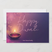 写真＆カスタムテキストの黄昏の記念カード 招待状 (正面)