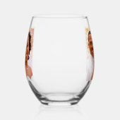 写真 カップル 結婚式 ステムなしワイングラス (左)