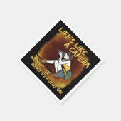 写真 – カメラフォトグラファーのような生活 スタンダードカクテルナプキン (角)