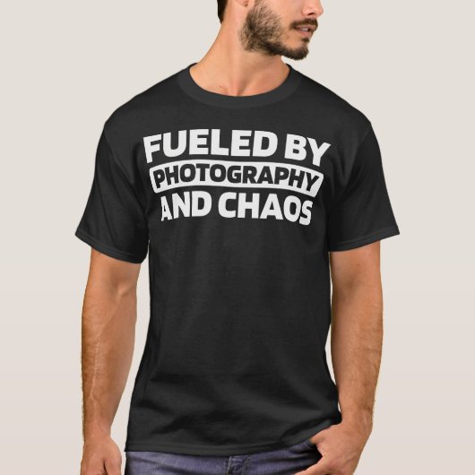 写真 - カメラ フォトグラファー Tシャツ (正面)