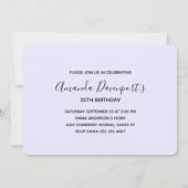 写真:カラフルマカロン誕生日 招待状 (裏面)