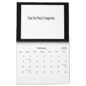 写真 カレンダー (2月 2026)