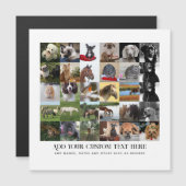 写真 ギフト 母 父 祖父 祖母 ペット 友達   マグネット招待状 (正面/裏面)