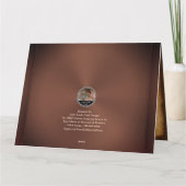 写真、クリスチャン用グリーティングカード、牧師感謝カード カード (裏面)