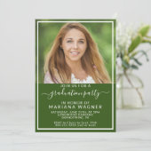 写真 グリーン高校卒業パーティー 招待状 (スタンド正面)