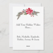 写真 ゴールドフレーム メリークリスマス オーダーメイド シーズンカード (裏面)