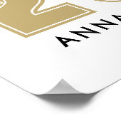 写真 ゴールド 卒業パーティー サイン (角)