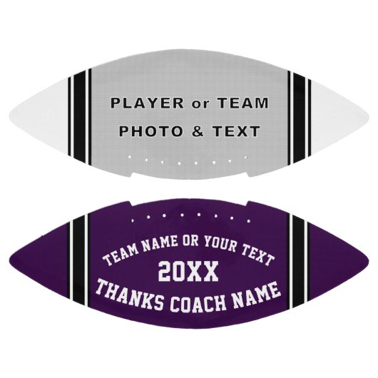 写真、サッカーパーソナライズされたコーチのギフトまたはプレーヤー アメリカンフットボール (パネル)