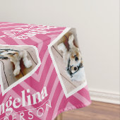 写真:シェブロン模様と名前をカスタムする テーブルクロス (インサイチュ)