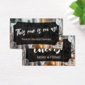 写真、スクリプはっきりしたト、結婚の&イベントドリンクチケット (デスク)