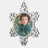 写真 スノーフレークピューターオーナメント (右)