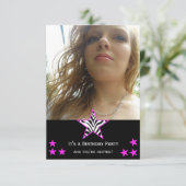 写真:ゼブラスターパーティの招待状 招待状 (スタンド正面)