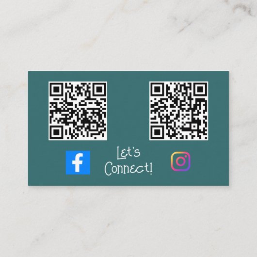 写真、ソーシャルメディアOCRコード、ソーシャル情報 名刺 (裏面)