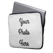 写真/デザイン – ネオプレンラップトップスリーブ/ケースの追加 ラップトップスリーブ (正面左)