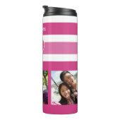 写真&ネーム·パターン·タンブストライプラー タンブラー (回転右)