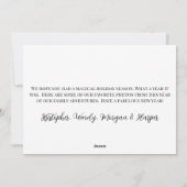 写真　ハッピーニューイヤー シーズンカード (裏面)