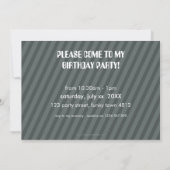 写真 バースデーパーティーの招待状 ロボットダンス3L 招待状 (裏面)